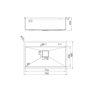 Chậu rửa Malloca MS 6302T